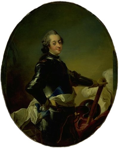 Retrato de Federico V en armadura de C.G. Pilo
