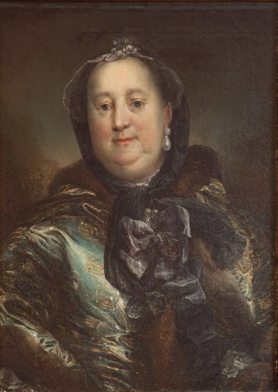 Retrato de la duquesa Antoinette Amalie de Brunswick-Wolfenbüttel de C.G. Pilo