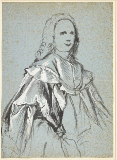 Estudio para un retrato, probablemente de A. G. Moltke de C.G. Pilo