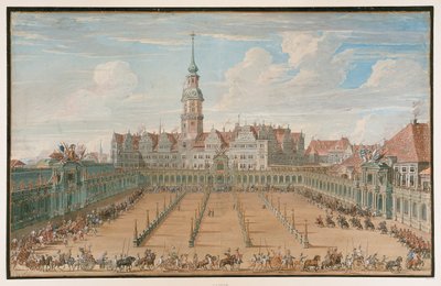 Desfile de las carreras de anillos de damas, Dresde de C.H. Fritzsche