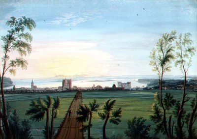 Vista de Schwerin, mañana de C.H. Nipperdey