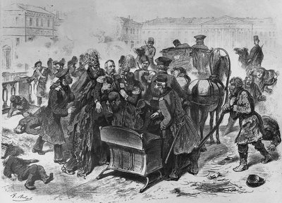 Asesinato del Zar Alejandro II en San Petersburgo, 13 de marzo de J.B. and Brown J. Rowbotham
