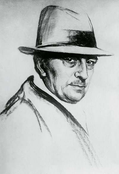 Retrato de Dario Niccodemi (1874-1934), dramaturgo y escritor italiano de J.B. and Brown J. Rowbotham
