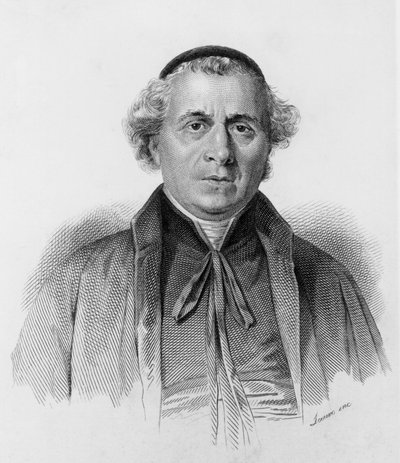 Retrato de Gioacchino Ventura di Raulica (1792-1861), jesuita italiano, orador, patriota, filósofo y escritor, grabado de J.B. and Brown J. Rowbotham