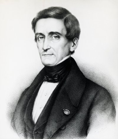 Retrato de Pellegrino Rossi (1787-1848), jurista italiano, litografía de J.B. and Brown J. Rowbotham