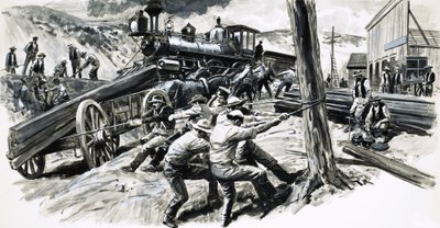 Un ferrocarril atravesó el estado de Washington en 1873 de C.L. Doughty