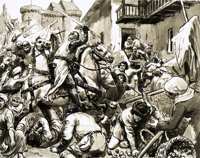 Hans Bohm es llevado a la fuerza al castillo de Wurzburgo de C.L. Doughty