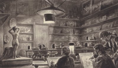 Clase de vida en la Royal Academy de Londres de C.L. Doughty