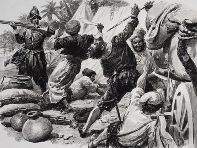 Los españoles luchan contra los árabes de C.L. Doughty