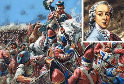 La batalla de Culloden (gouache sobre papel) de C.L. Doughty