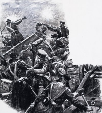 La batalla de Inkermann, Carga de los Guardias de C.L. Doughty