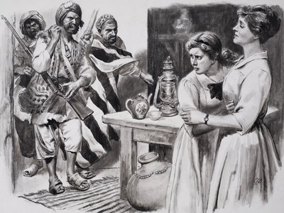 La heroína de Peshawar (gouache sobre papel) de C.L. Doughty