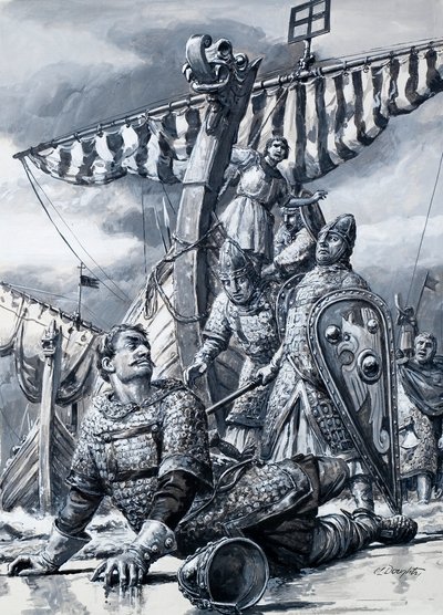 Guillermo el Conquistador cae en Hastings de C.L. Doughty