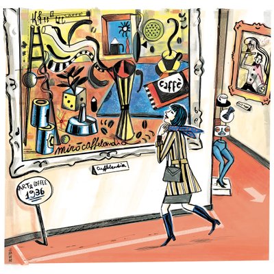 ARTE Y CAFÉ (pasteles, tinta, digital) de COSTANZA FAVERO