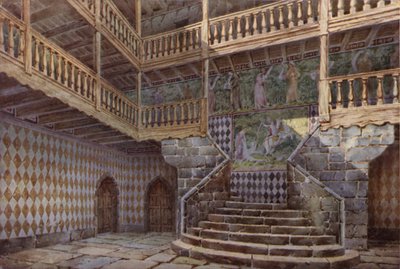 El castillo de Fenis, cerca de Nus, Val D