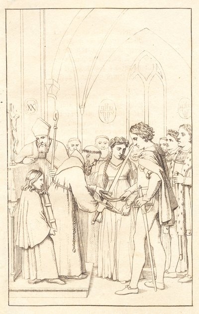 Axel y Valborg. Acto 3 de Christoffer Wilhelm Eckersberg