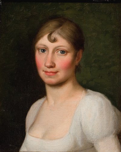 Christine Rebekka Eckersberg, nacida Hyssing, primera esposa del artista de Christoffer Wilhelm Eckersberg