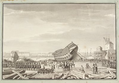 La última hazaña de los ingleses en Copenhague de Christoffer Wilhelm Eckersberg