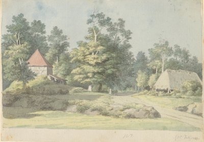 Una fábrica de ladrillos en Møn de Christoffer Wilhelm Eckersberg