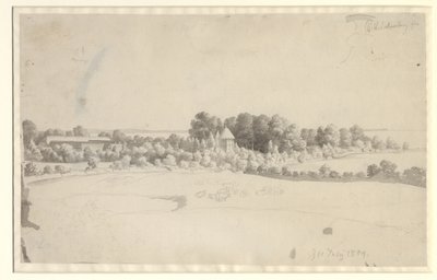 La mansión Nordfelt en Møn de Christoffer Wilhelm Eckersberg