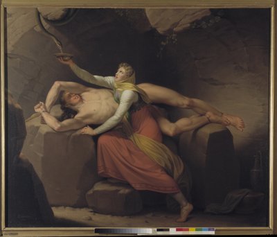 Loki y Sigyn de Christoffer Wilhelm Eckersberg