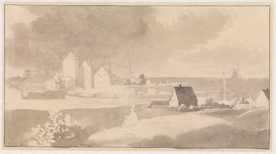 Vista de Korsør de Christoffer Wilhelm Eckersberg