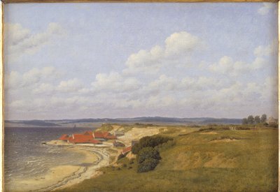 Renbjærg Tileworks por Flensburg Fiord de Christoffer Wilhelm Eckersberg