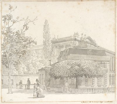 Restaurante Ledoyen en Place de la Concorde cerca de Champs-Élysées, París de Christoffer Wilhelm Eckersberg