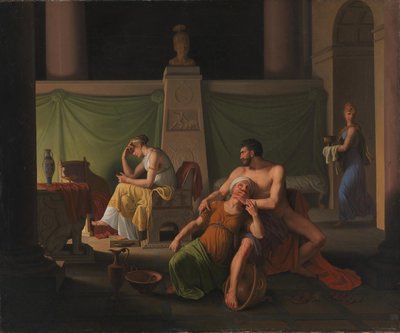 El regreso de Ulises. Escena de la Odisea de Homero de Christoffer Wilhelm Eckersberg