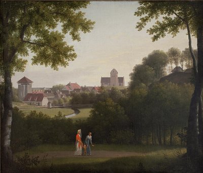 Vista hacia Lyngby de Christoffer Wilhelm Eckersberg