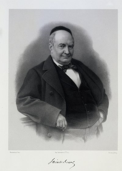 Charles Augustin Sainte-Beuve 1804-1869 de C. Bornemann