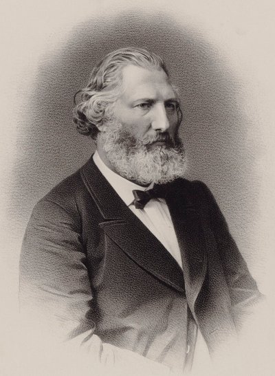 Retrato del compositor Auguste François Morel 1809-1881, ca. 1860 de C. Bornemann
