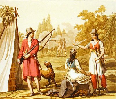 Un grupo de hombres y mujeres de las Antillas de C. Bottigelli