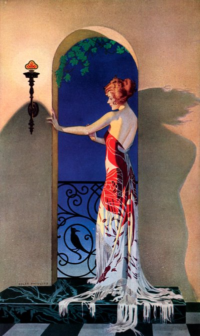 Mujer de Moda de los Años 1920 en España, c.1925 de C. Coles Phillips