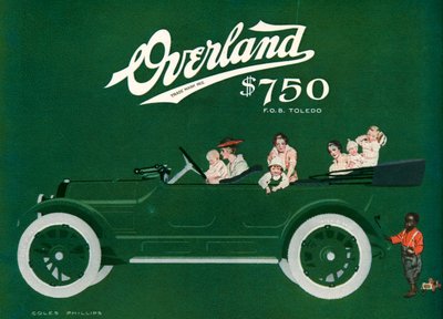 Anuncio de la revista Willys-Overland de C. Coles Phillips