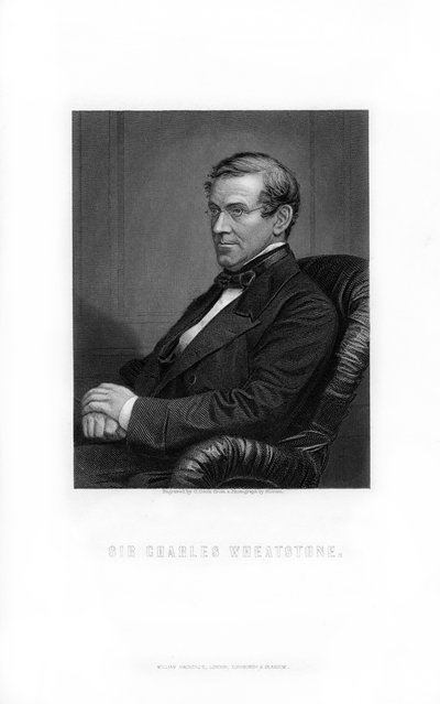 Sir Charles Wheatstone, inventor británico, 1899 de C. Cook