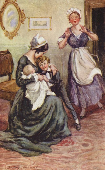 Ilustración para David Copperfield de Charles Dickens (litografía en color) de C. Dudley (after) Tennant