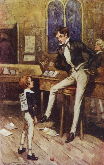 Ilustración para David Copperfield de Charles Dickens (litografía en color) de C. Dudley (after) Tennant