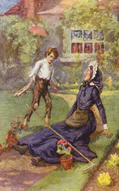 Ilustración para David Copperfield de Charles Dickens (litografía en color) de C. Dudley (after) Tennant