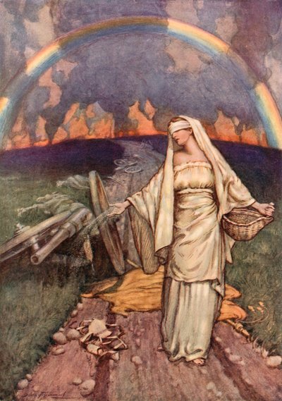 Sonetos de guerra (litografía en color) de C. Dudley (after) Tennant