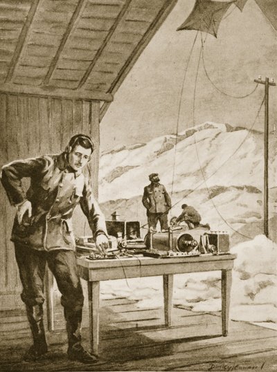 Tres clics que resolvieron un gran problema (litografía) de C. Dudley Tennant