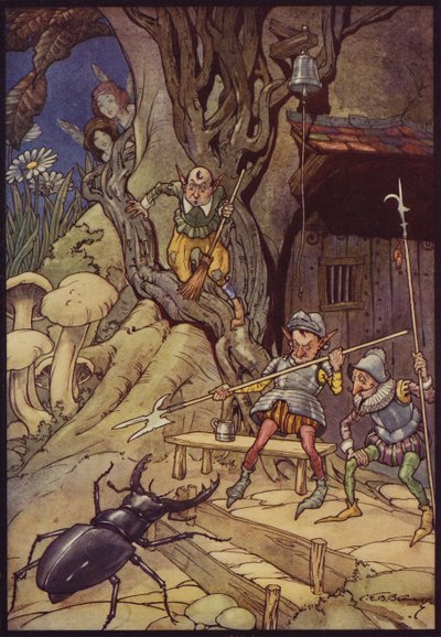 El visitante no deseado (litografia en color) de C. E. B. Bernard