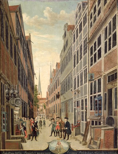 Brandstweite en Hamburgo, 1775 de C. F. Feldt