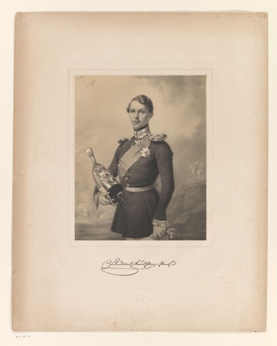Retrato de Federico Carlos, Príncipe de Prusia de C. Fischer
