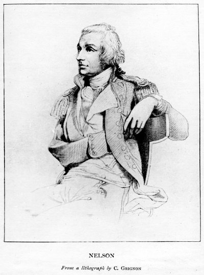 Horatio Nelson, 1er Vizconde Nelson, comandante naval inglés, siglo XIX de C. Grignon
