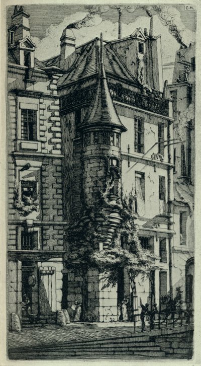 Torreta, Rue de la Tixeranderie, 1915 de C. H. Meryon