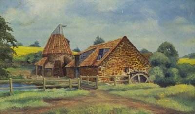 Molino de Preston, North Berwick, 1947 de C. Hersley Gilbert