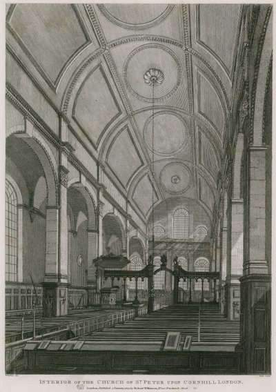 Iglesia de San Pedro sobre Cornhill, Londres de C. John Mayle Whichelo