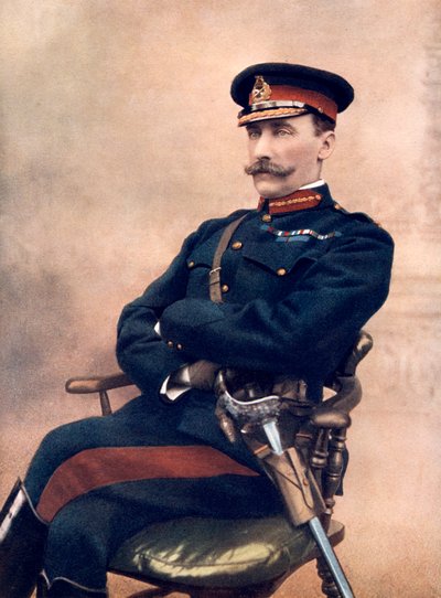 Teniente General Sir HC Chermside, Comandante de la 14ª Brigada en Sudáfrica, 1902 de C Knight