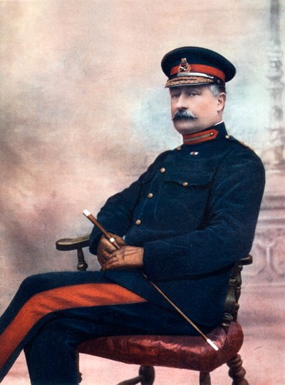 Mayor General Charles Edmond Knox, comandante de la 12ª Brigada, Sudáfrica, 1902 de C Knight